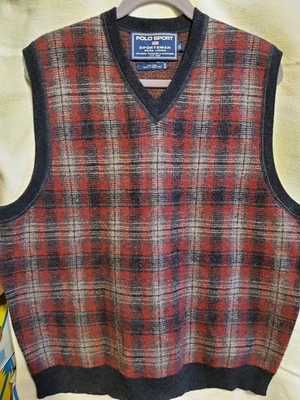 Colete Suéter Vintage Polo Ralph Lauren Sportsman - Imagem 1 de 2