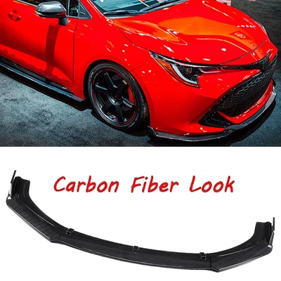 For Toyota Matrix 2003-2014 Front Bumper Lip Splitter Spoiler Carbon Fiber - Image 1 of 4