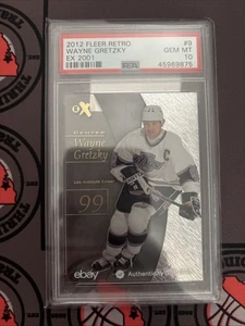 2012 Fleer Retro EX 2001 Wayne Gretzky PSA 10 GEM - Bild 1 von 2
