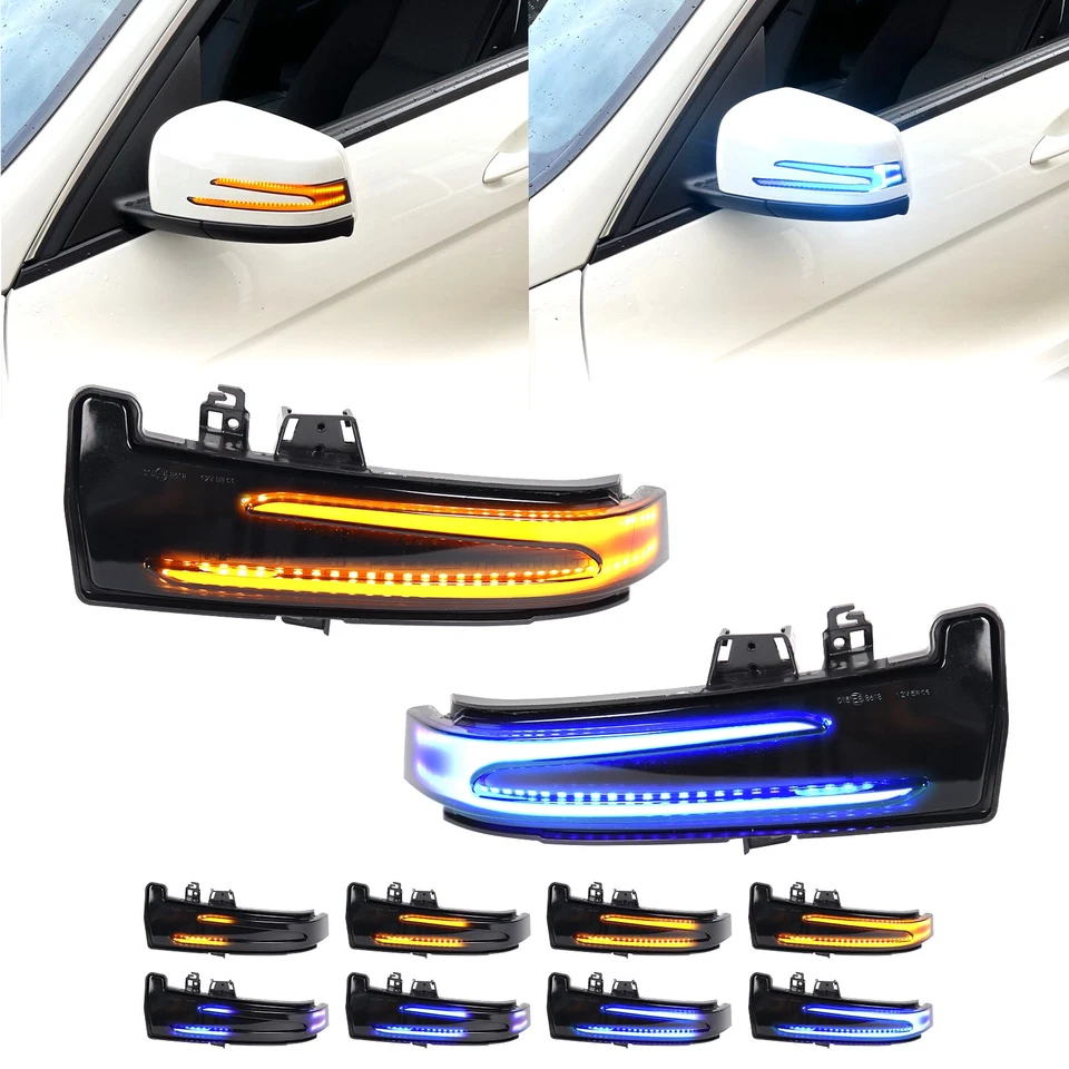 For Mercedes Benz W204 W176 W212 W246 Side Mirror Sequential Turn Signal Light - Image 1 of 4