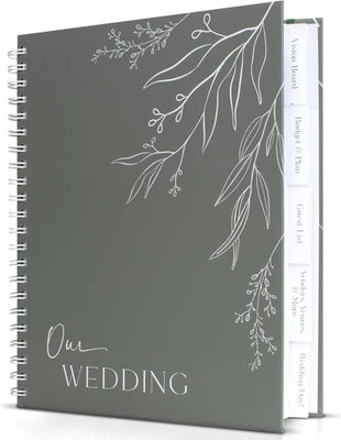Beautiful Minimalistic Wedding Planner Book and Organizer - Enhance Excitement M - image 1 of 4