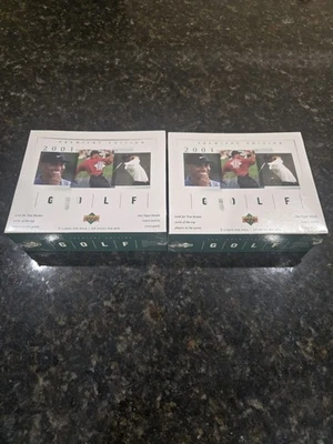 Golf 2001 Upper Deck Premiere Edition sellado de fábrica Tiger Woods radiocontrol Hobby Box* Foto 1 de 2