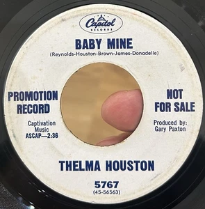 RARE 60s Northern Soul Promo 45 THELMA HOUSTON Baby Mine CAPITOL WLP EX* Mod - Picture 1 of 5