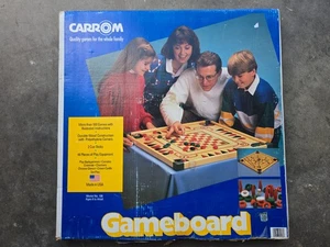 Vintage Carrom 100+ Game Wood Board Set No. 108 by Merdel w/ Box & Pieces USA - Picture 1 of 3