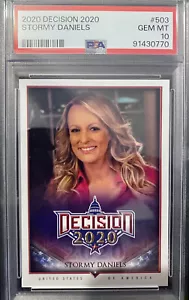 2020 Decision STORMY DANIELS #503 High Number SP PSA 10 Gem Mint - Picture 1 of 2