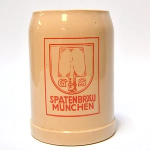 SPATENBRAU MUNCHEN BEER STOREWARE 0.5L MUG TANKARD - Picture 1 of 5