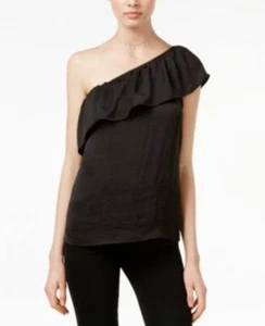 Top nero monospalla Lily Junior, taglia M, ZR-AA,bs - Foto 1 di 1