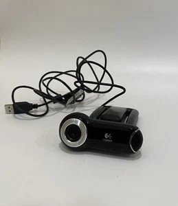 Logitech QuickCam Pro 9000 Webcam V-UBM46 USB Camera w/ Mic Carl Zeiss 2MP Auto - Picture 1 of 4