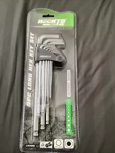 Reckto 9 Pce PRO . Long Ball Allen Key Set 1.5 Mm - 10 Mm - Picture 1 of 2