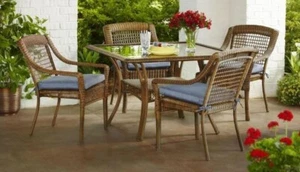 Hampton Bay Spring Haven Outdoor Patio 4-Seater Dining Set - Table only - Picture 1 of 8