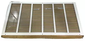 *5 Pk* PROSELECT PSRGW3014 30" x 14" Residential Steel 1-Way Return Grille White - Picture 1 of 3