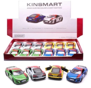 1 PEZZO Kinsmart AUDI R8 COUPE' LIVERY EDITION COL.ASS.cm 12 1:38 - Photo 1/1