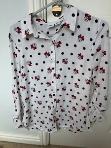 Mini Mouse Women’s Disney Blouse Top - Picture 1 of 3