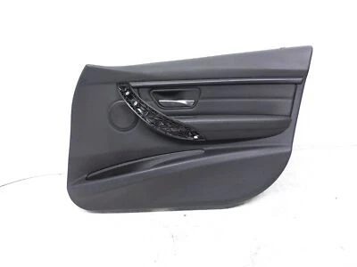 2012-2016 Bmw 328I 4-Door Front Right Passenger Interior Door Panel Trim - Black - Image 1 of 4