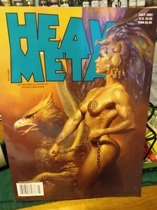 Heavy Metal Mature Illustrated Fantasy Magazine July 2001 - Picture 1 of 4