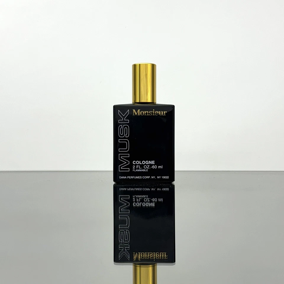 MONSIEUR MUSK 男士古龙水 2 盎司 - 60 毫升 Splash 罕见复古配方 (BJ24 — 第 1/1 张图片