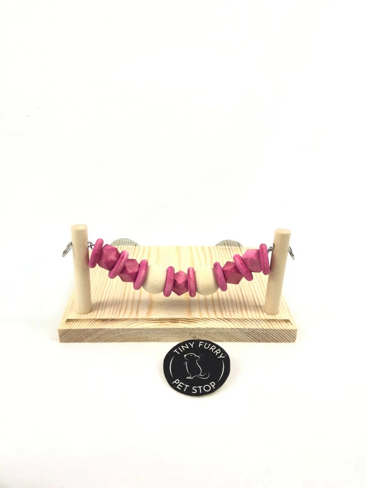 Gran repisa con rompeaburrimientos juguete conectado a jaula, 7,5 pulgadas x 5,5 pulgadas Foto 1 de 1