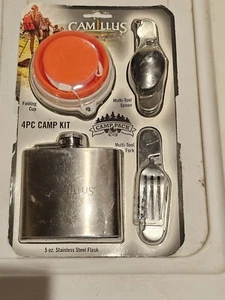 Kit de desorden de camping de 4 piezas de acero inoxidable Camillus NUEVO EN PAQUETE - Imagen 1 de 3