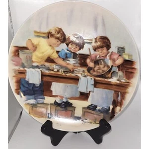 Jeanne Down’s ~ “The Taste Test” ~ Edwin M Knowles China ~ #18719A ~ 1986 - Picture 1 of 5