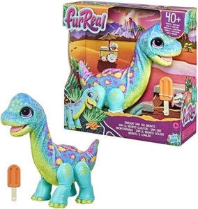 FurReal Snackin Sam the Bronto Plush Dinosaur 40+ Sounds and Motions Toy Pet