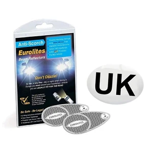 Headlight Beam Benders Deflectors Universal Converters for EU Travel UK Sticker - Picture 1 of 4