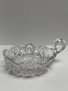 Verzierte antike EAPG frühe amerikanische Pressglas Windelschale - Bild 1 von 12