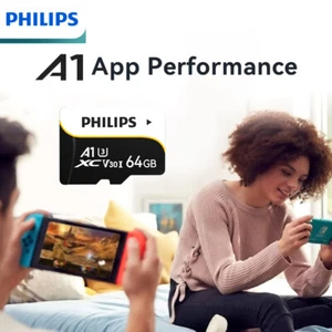 PHILIPS Fast Transfer 128GB MicroSDXC 100MB/s Read Speed for Smartphones - Picture 1 of 15