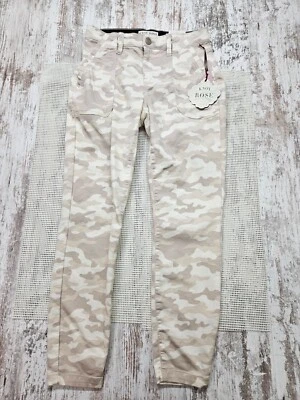 Calça skinny feminina Knox Rose cintura média tornozelo elástica tamanho 6 camuflagem natural - Imagem 1 de 4