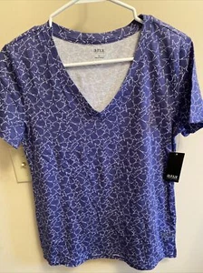 a.n.a Women’s Purple Star Top Small NWT - Picture 1 of 4