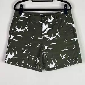 Ann Taylor 2020 The 6 Inch Palm Print Short Women's Size 4 - Picture 1 of 7