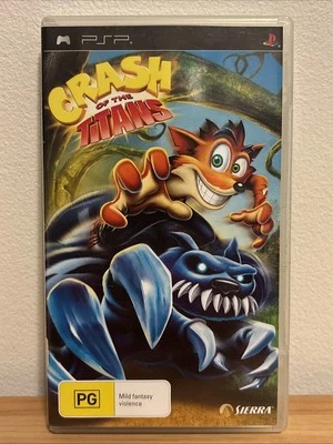 Crash Bandicoot Crash Of The Titans PlayStation Portable PSP Video Game RARE - Image 1 of 4