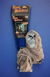 Vintage Tekky Toys Fliegende Monster Sensenmann - 3 Fuß animierte Halloween Requisite - Bild 1 von 7