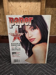 Paper Magazine April 2003 The Beautiful People Issue Rosario Dawson Cover NYC - Picture 1 of 2