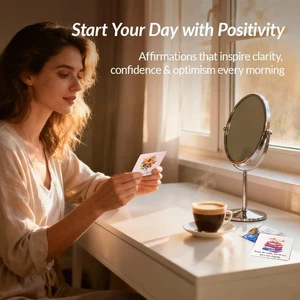 Tarjetas de Afirmación, 50 Tarjetas de Afirmación para Mujer con Caja de Recuerdo, Af... - Imagen 1 de 8