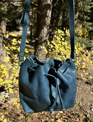 Portland Leather Goods Large Crossbody Bucket Bag in Pebbled Leather - Image 1 of 4
