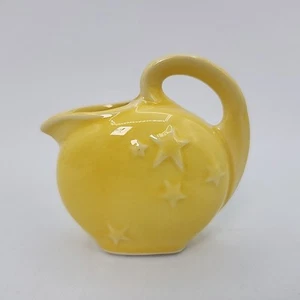 Mini crema vintage gialla MCM Shawnee ceramica porta denti stelle rialzate - Foto 1 di 9