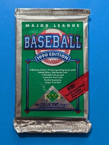 Tarjetas de béisbol 1990 Upper Deck - paquete sellado - paquete de 15 tarjetas - Imagen 1 de 2