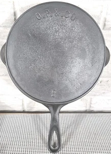 Vintage O.P. & Co. ORR Painter & Co. Reading PA #8 Gusseisen Pfanne, Pfanne - Bild 1 von 15