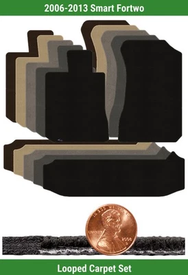 Juego de alfombrillas clásicas personalizadas para Smart Fortwo 2006-2013 (3 piezas) #1257 Foto 1 de 4