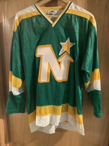 Vintage Mesh 70’s Minnesota North Stars Athletic Knitwear Hockey Jersey NHL Cover