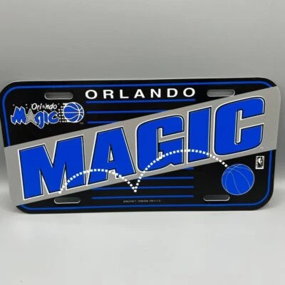 Placa de matrícula de plástico Orlando Magic NBA Wincraft Foto 1 de 2