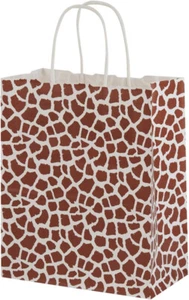 Bolsas de papel jirafa cachorro compras al por menor 100 8 1/4” x 4 3/4” x 10 1/2 mercancía - Imagen 1 de 1