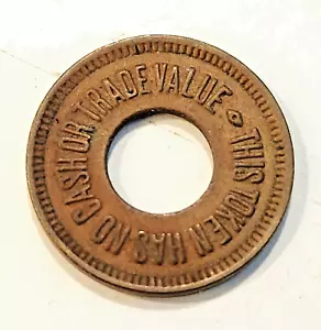 For Amusement Value Only Gaming Token, No Cash Value, VF Condition, 20 mm - #4F6 - Picture 1 of 3