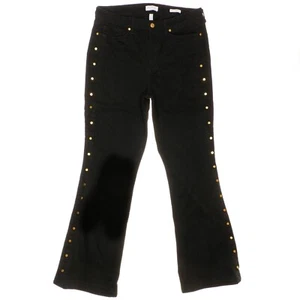 Sofia Vergara Jeans Gloria Flare Measure 31 x 30 Black High Rise Altered Stretch - Picture 1 of 11
