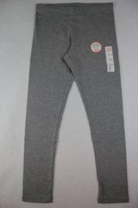 Girls Leggings Size Large 10 - 12 Stretch Pants Solid Gray Heather Comfortable - Picture 1 of 3
