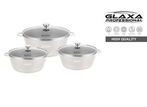 Juego de utensilios de cocina recubiertos de mármol 6 piezas olla antiadherente cazuela juego de olla - Imagen 1 de 19