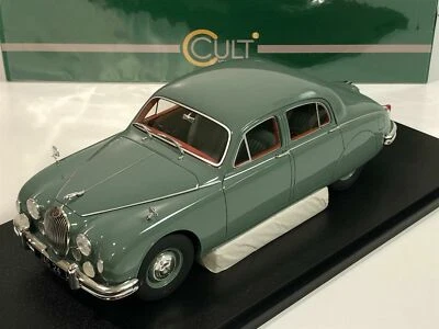 JAGUAR 240 2.4 LITRI MKI 1955 VERDE CULT SCALE MODELS CML047-1 1/18 RESINA RHD - Immagine 1 di 4