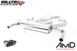 Embellecedores de escape trasero Milltek Hyundai i30 N 2.0 T GDi GPF titanio quemado SSXHY146 - Imagen 1 de 1