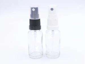 20ml Clear Glass Bottles with Tamper Evident Atomiser Spray Cap 156pcs - Picture 1 of 8