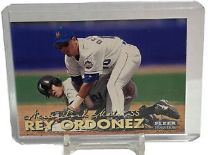 1999 Fleer Tradition New York Mets Baseball Card #224 Rey Ordonez FRESH MINT
